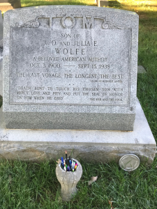thomas wolfe grave marker